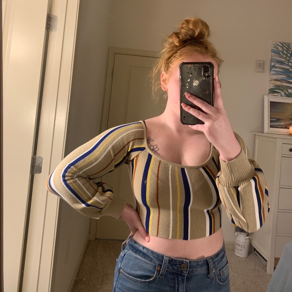 Sweater Crop Top!💗